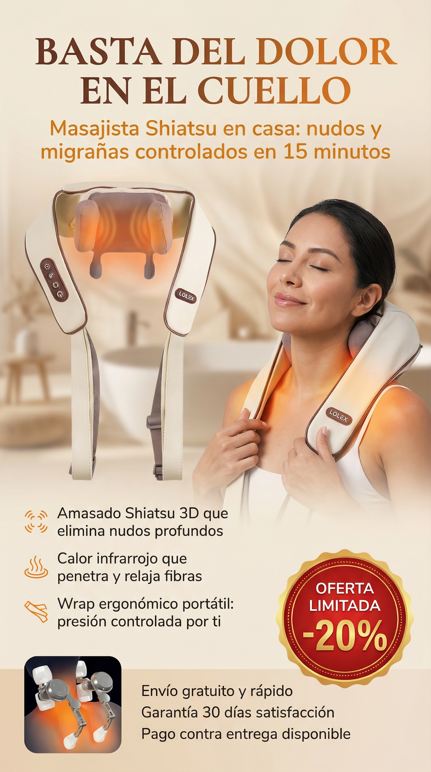 Masajeador De Cuello RELAX PRO