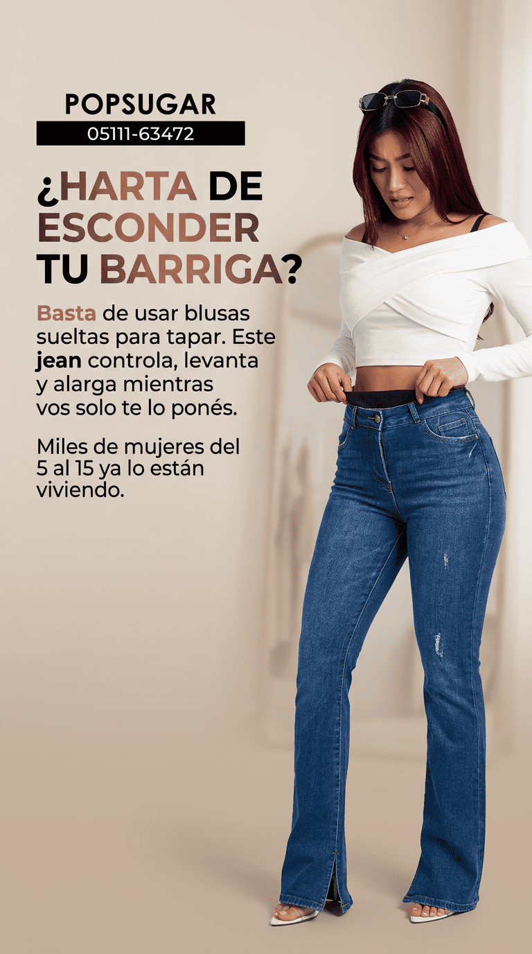Jean Control Faja Acampanado