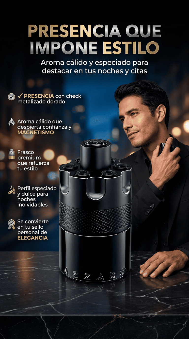 AZZARO MOST WANTED -El perfume que todo hombre debe usar