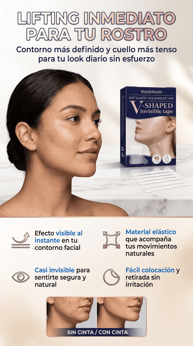 Cintas Lifting Invisibles - Deja de usar filtros en la cámara