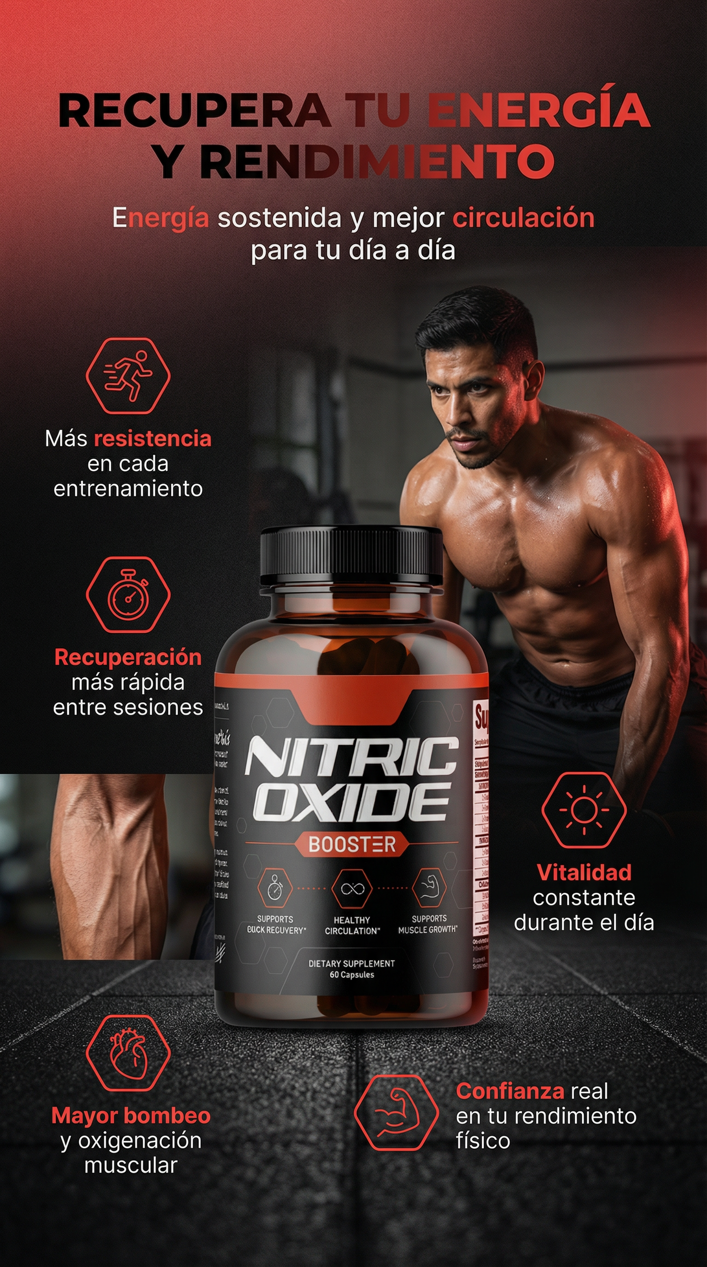 Nitric Oxide - Mejora tu rendimiento natural